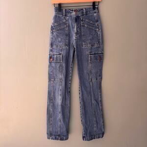 Madewell 90's Straight High Rise Cargo Jeans